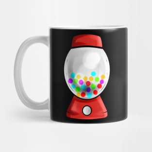 Egg Painted As Candy Dispenser For Easter Mug